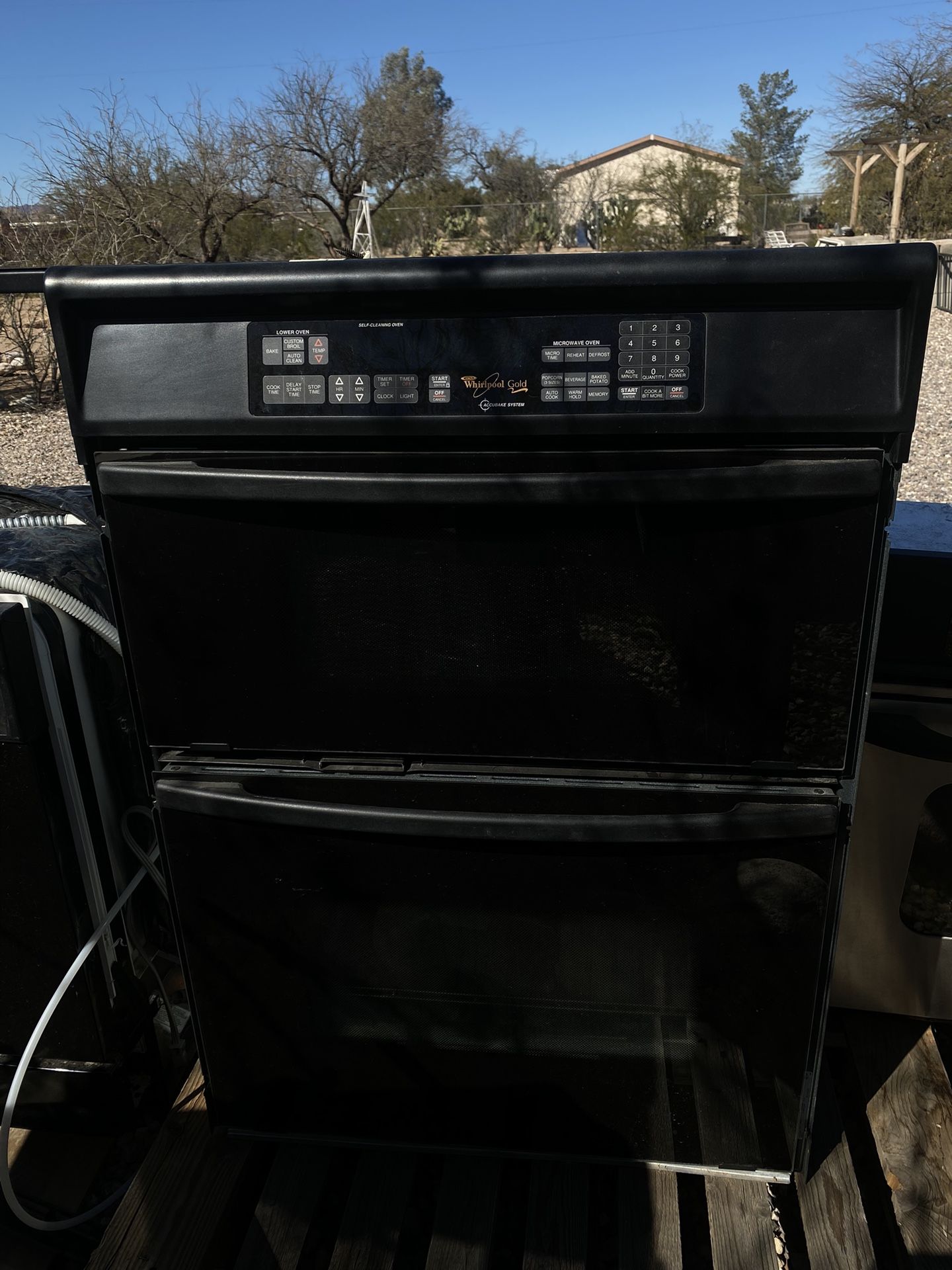 Whirlpool 30 Inch Electric Wall Microwave And Oven Combo,