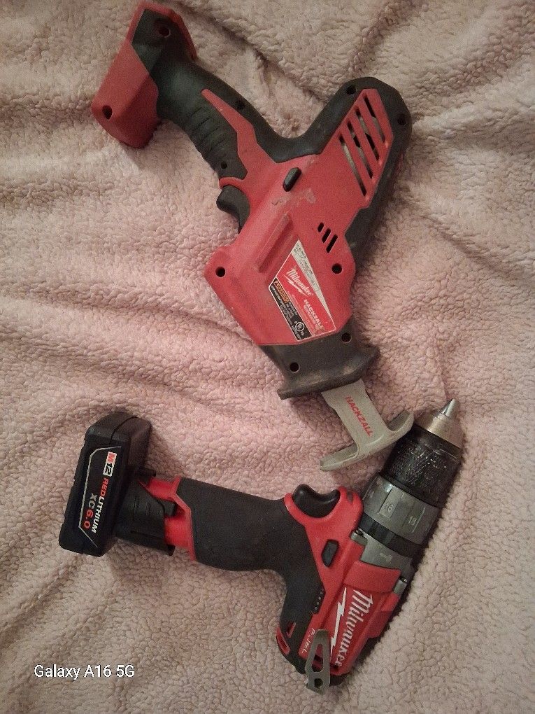 Milwaukee  Hackzall And Drill