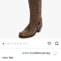 Visit the Frye Store  1,033 Frye Harness 12R Boots for Women Crafted with Italian Leather with Goodyear Welt Construction, Durable Rubber Outsole, and