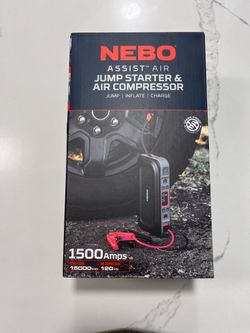 Nebo jump starter & air compresioner