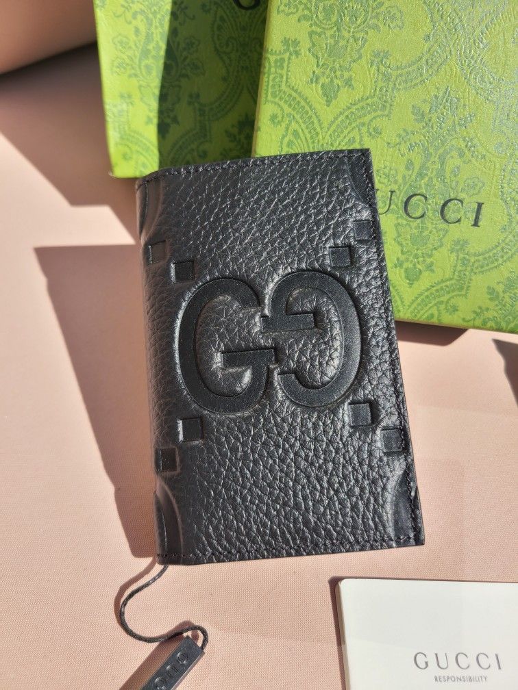 Gucci Jumbo Bifold Wallet Card Case New