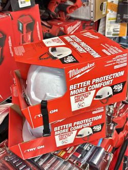 Milwaukee BOLT White Type 2 Class E Front Brim Non-Vented Safety Helmet