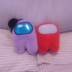 Among Us Plushies 2 Pack 🟣🔴