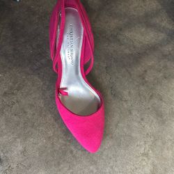 7.5 Women Hot Pink Heels 