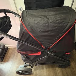 Baby Trend Tour 2-in-1 Stroller Wagon - Mars Red - Red