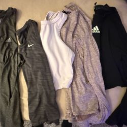 5 Women's Tops Nike & Adidas Size M