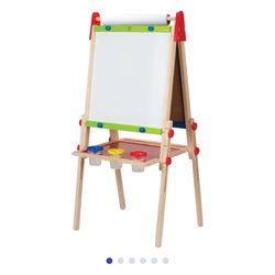 HAPE All-In-One Double-Sided Art Easel W/ Accessories - Hape