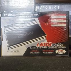 POWER ACOUSTIK 1,600.4 CHANNEL AMPLIFIER 