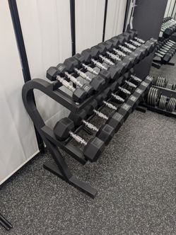 Dumbbells with Rack