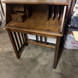 Wooden Secretary Desk 
