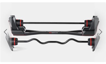 BowFlex SelectTech 2080 Adjustable Barbell with Curl Bar