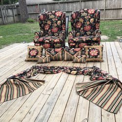 2 Custom Accent Chairs 