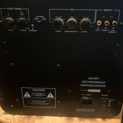500 Watt Rms Subwoofer Amp