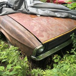 1972 Mustang Convertible For Parts Or Repair Running 351 
