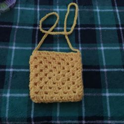 Small Crochet Square Bag 