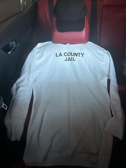 Authentic Inmate Thermal Light Sweatshirt & Sweatspants LA County Jail 3XL/2XL