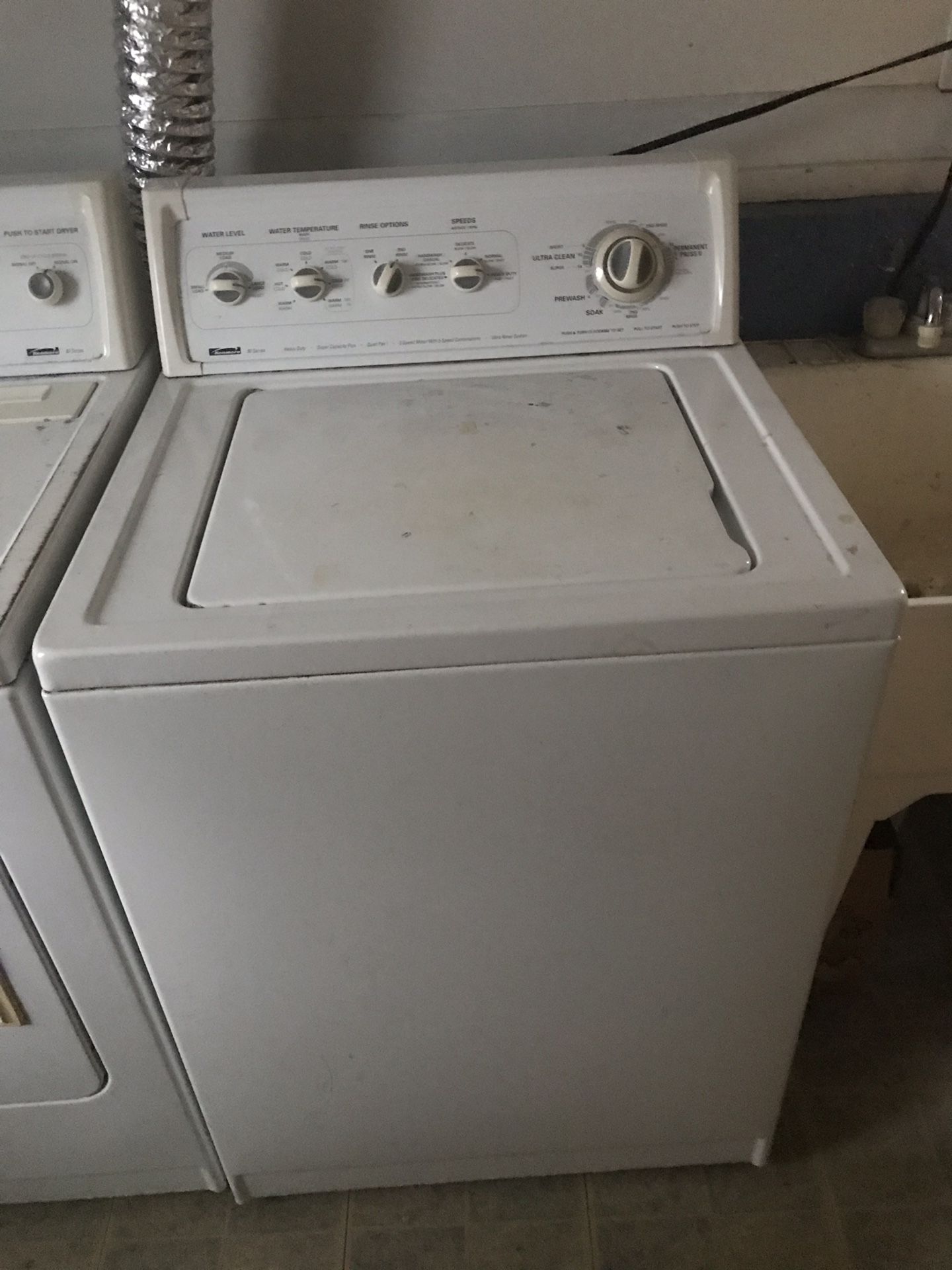 Kenmore washer and dryer $180 pick up only