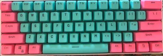 Alpherior Keys 60% Colorful Mechanical Gaming Keyboard