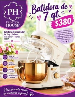 Princess House Vida Sana 7 Qt Stand Mixer