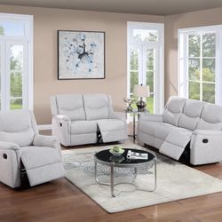 New Recliner Couch, Loveseat And Chair! Includes Free Delivery 🚚!