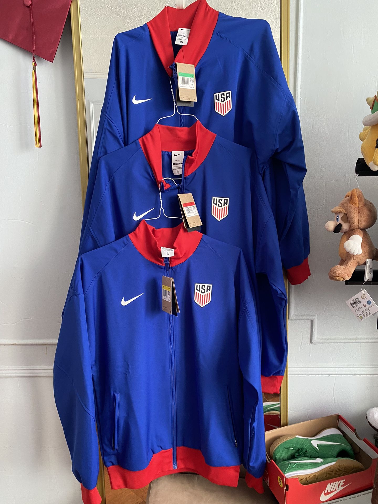 Nike USA Men’s Soccer Warmup Jacket 2025