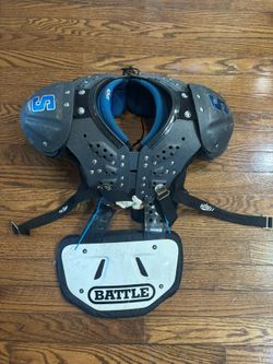 Youth Xs Football Pads With Battle Backplate