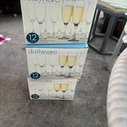Glass Wine Cups 