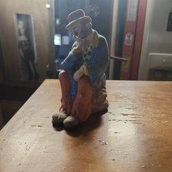 Vintage Ceramic Clown Figure