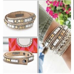Stella And Dot Cady Wrap Bracelet/choker 