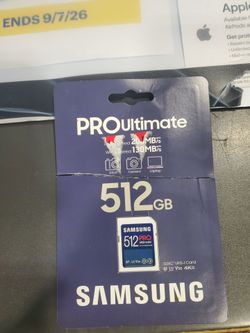 Samsung PRO Ultimate 512 GB SDXC memory card