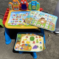 Vtech Activity Table W/chair