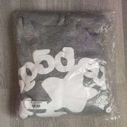 SP5DER BELUGA HOODIE DARK GREY HEATHER