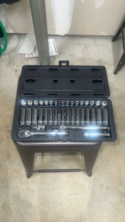 Evercraft Metric Socket Set with Ratchet in Case