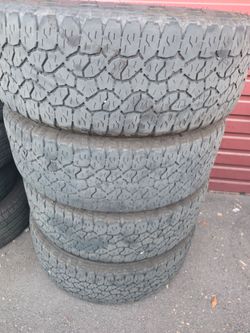 4 Goodyear Wrangler Lt 275 65 20