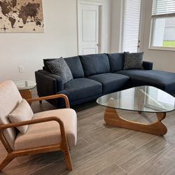 Blue Sectional sofa