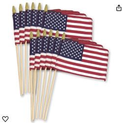 8 X10 Bandera. De. State Unidos AMERICA. 🇺🇸 3. Paquetes De 12. Cada Uno. 36. Banderas.