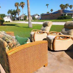 Tropical Sleeper Sofa & Lazy Boy Recliner
