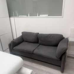 Small gray couch