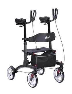 Drive Upright Walker, Rollator - Grey