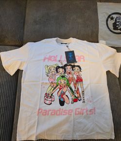 Hellstar Paradise Girls White Graphic T-Shirt