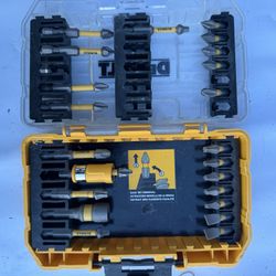 DeWalt Screwdriver Bit Set with Case Drill Bits Kit Phillips Torx Hex 