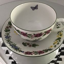 Mug/Plate Set Fine China Vintage 5.5”$25 