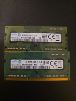 Samsung 2x4GB DDR3L Laptop RAM Kit