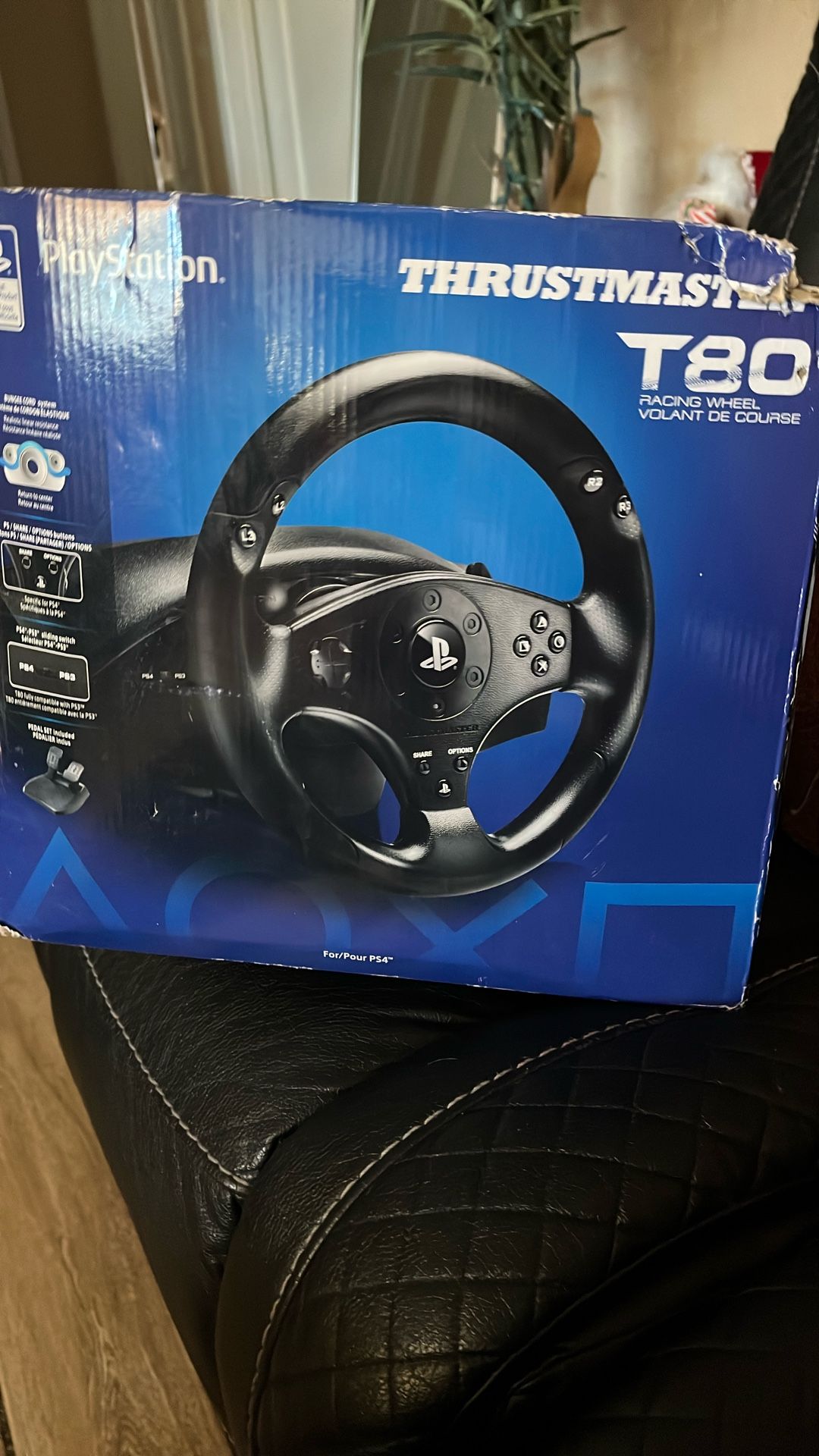 NEW Thrustmaster T80 Racing Wheel & Pedals for Playstation PS3 / PS4