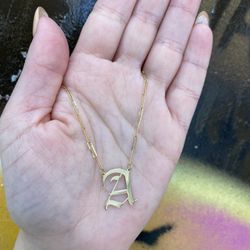 14k CHAIN AND CHARM 