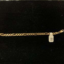 14k Figaro Bracelet I-2447