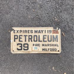 Cool Liscense Plate From 1974