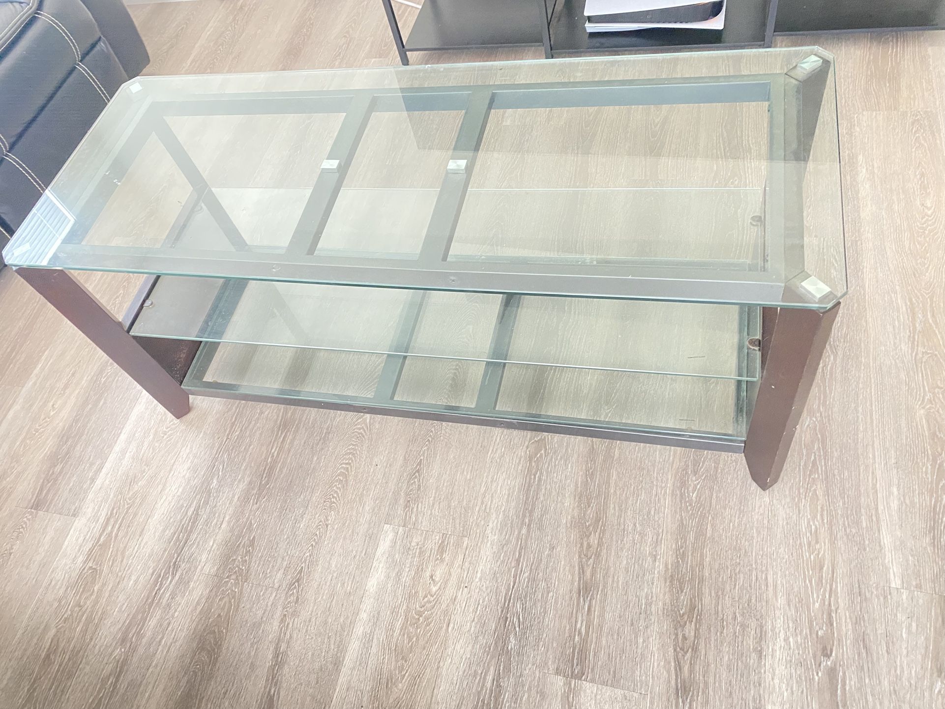 Tv stand/ Glass table