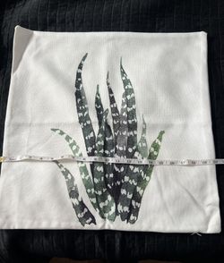 Succulent Pillow Cover around 20x20 Size 