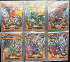 2026 Topps Finest Fantastic Four Clobberin' Time 6 Card Lot